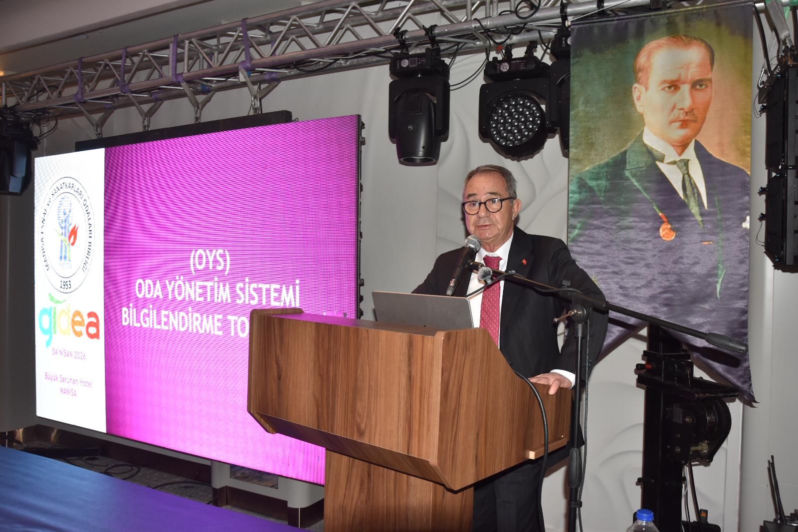 Manisa Esnaf ve Sanatkarlar Odaları Birliği (MESOB) tarafından “Oda Yönetim Sistemi (OYS)” bilgilendirme toplantısı düzenlendi.