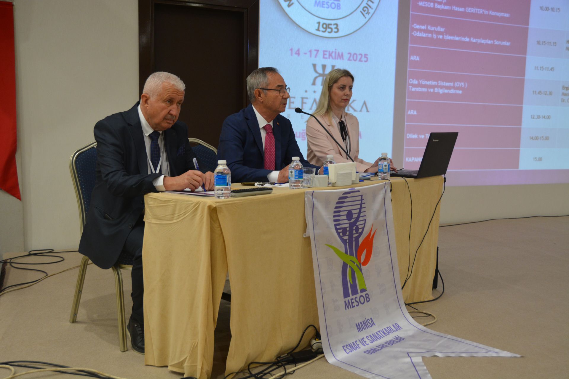 Manisa Esnaf ve Sanatkarlar Odaları Birliği 2025 yılı Başkanlar Kurulunu Gerçekleştirdi.